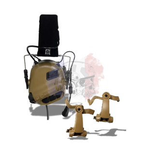 Casque antibruit électronique M32X Coyote bras articulé