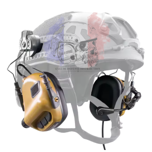 Casque antibruit électronique M32H rail Coyote