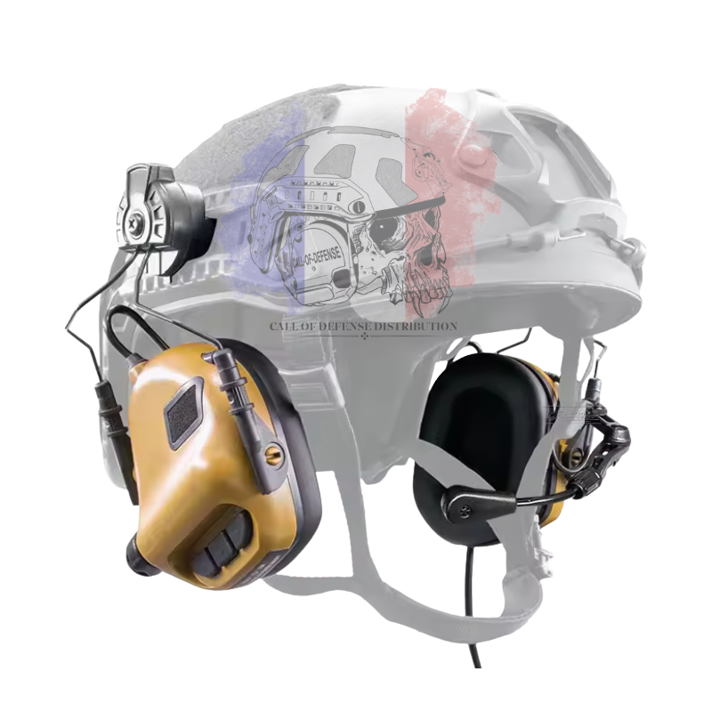 Casque antibruit électronique M32H rail Coyote