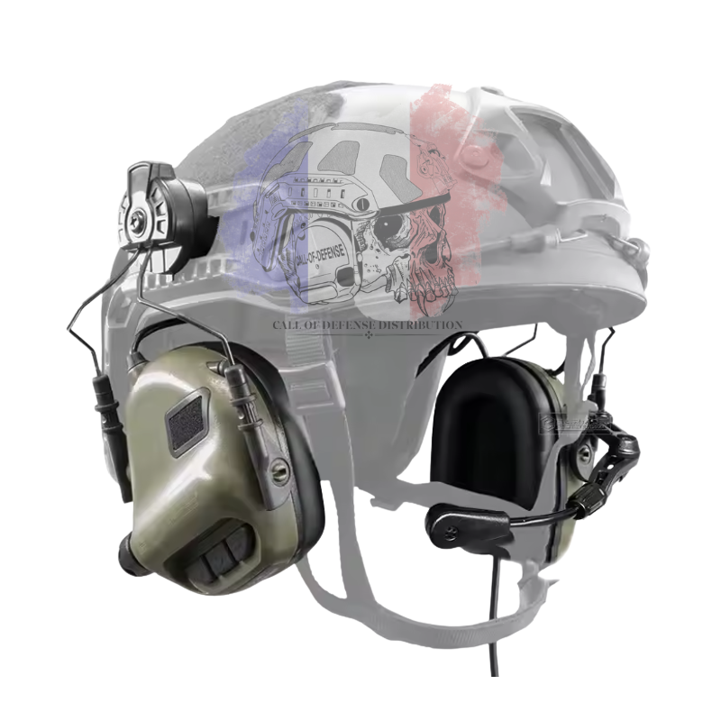 Casque antibruit électronique M32H rail Vert
