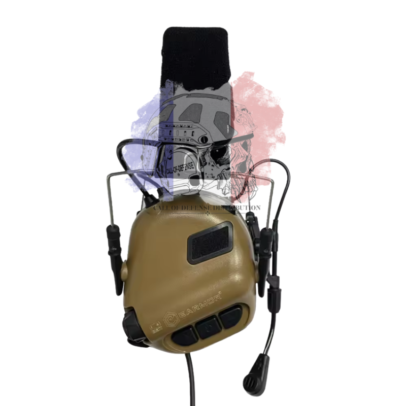 Casque antibruit électronique M32 Coyote
