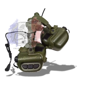 Casque antibruit électronique M32X Vert bras articulé