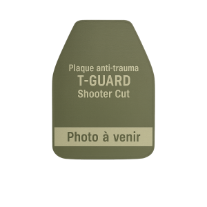 T-GUARD Shooter Cut 25x30 | Plaque anti trauma