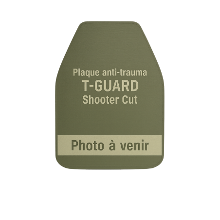 T-GUARD Shooter Cut 25x30 | Plaque anti trauma
