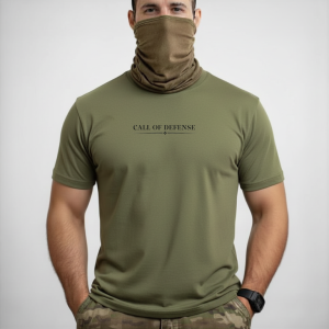 T-shirt CallOfDefense Apparel disponible en plusieurs coloris et tailles.